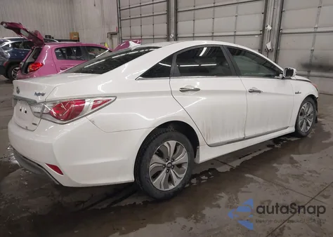 2013 Hyundai Sonata Hybrid Limited z USA, uszkodzony, nr VIN KMHEC4A47DA080298